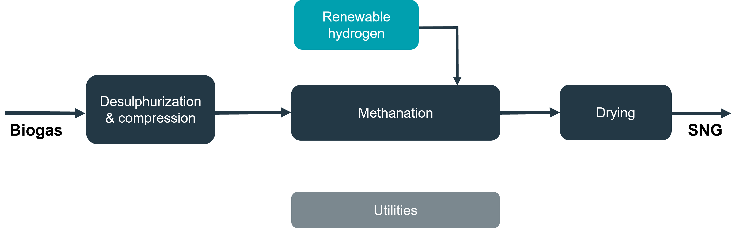 Biogas upgrading